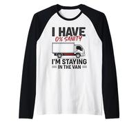I’m Staying In The Van Funny Phasmophobia Gamer Men Women Camiseta Manga Raglan