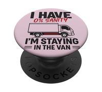 I’m Staying In The Van Funny Phasmophobia Gamer Men Women PopSockets PopGrip Adhesivo