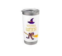 I’m The Birthday Witch Family Matching Costume Halloween Vaso térmico de acero inoxidable de doble pared