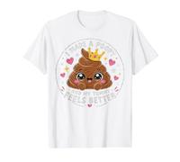 I Made A Poopy and My Tummy Feels Better - Inappropriate Camiseta gráfica económica, Hombre, Blanco, L
