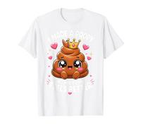 I Made A Poopy and My Tummy Feels Better - Inappropriate Camiseta gráfica económica, Hombre, Blanco, M
