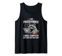 I Make Computer Beep Boop Funny Programmer Camiseta sin Mangas