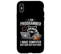I Make Computer Beep Boop Funny Programmer Carcasa para iPhone X/XS