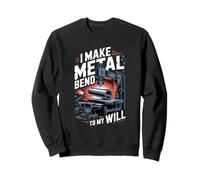 I Make Metal Bend To My Will Herrero Sudadera