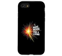 I Make Noise For A Living Musician DJ Sound Crew Carcasa para iPhone SE (2020) / 7/8