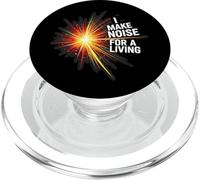 I Make Noise For A Living Musician DJ Sound Crew PopSockets PopGrip para MagSafe