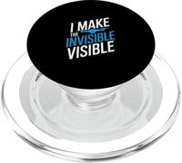 I Make The Invisible Visible PopSockets PopGrip para MagSafe