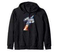 I Make Things Go Up Funny Rocket Launch Space Engineering Sudadera con Capucha