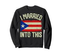 I Married Into This Funny Husband Wife Graphic Sudadera