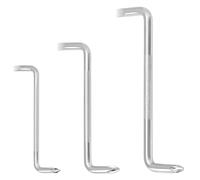 I-MART - Juego de 3 destornilladores de cabeza plana y destornillador Phillips en ángulo recto