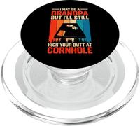 I May Be A Grandpa But I'Ll Still Kick Your Butt At Cornhole PopSockets PopGrip para MagSafe