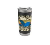 I May Be A Grandpa Cornhole Bags Corn Hole Board Cornhole Vaso térmico de acero inoxidable de doble pared