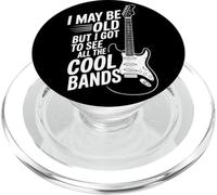 I May Be Old But I Got To See All The Bands Recuerdo Rock PopSockets PopGrip para MagSafe
