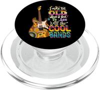 I May Be Old But I Got To See All The Cool Bands Concierto PopSockets PopGrip para MagSafe