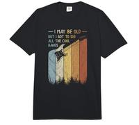 I May Be Old But I Got To See All The Cool Bands Retro Comfort Colors Adult Heavyweight T-Shirt