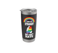 I May Be Straight But I Don't Gay LGBT Pride Month Vaso térmico de acero inoxidable de doble pared