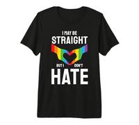I May Be Straight But I Don't Hate Gay LGBT Pride Month Camiseta Premium