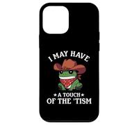 I May Have A Touch of The Tism Frog Autismo Funny Autistic Carcasa para iPhone 12 Mini