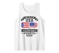 I May Live In The USA Puerto Rico Story Camiseta sin Mangas