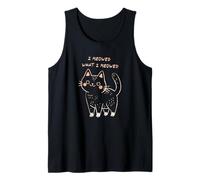 I Meowed What I Meowed Cute Cat Camiseta sin Mangas