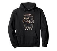 I Meowed What I Meowed Cute Cat Sudadera con Capucha
