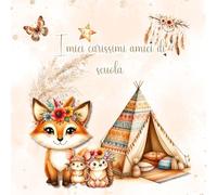 I miei amici preferiti della scuola: - animali del bosco boho - Un libro-ricordo interattivo per anni scolastici indimenticabili