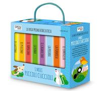 I miei piccoli cuccioli. La mia prima biblioteca. Ediz. illustrata (Sassi junior)