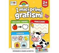 I miei primi grafismi 100% A COLORI. Imparare a usare la matita dai 2 anni in su. Tracciare: Logica, occhio mano. Attività per bambini di 2 e 3 anni. ... la motricità e imparare divertendosi