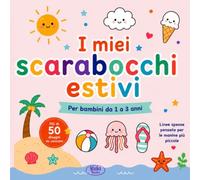 I miei scarabocchi estivi: Per bambini da 1 a 3 anni. Linee spesse pensate per le manine più piccole.