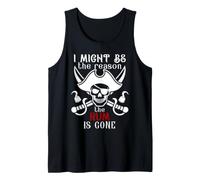 I Might Be The Reason The Rum is Gone Men Pirate Drinking Camiseta sin Mangas