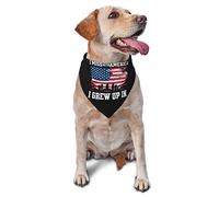 I Miss The America I Grew Up in Spring Dog Bandanas Boy Bulk Puppy Pañuelo Ajustable Suave Triángulo Baberos Accesorios para Perros Pequeños Medianos Grandes Gatos Blanco