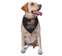 I Miss The America I Grew Up in Spring Dog Bandanas Boy Bulk Puppy Pañuelo Ajustable Suave Triángulo Baberos Accesorios para Perros Pequeños Medianos Grandes Gatos Blanco