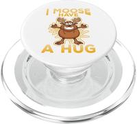 I Moose Have a Abrace Funny Elk Moose PopSockets PopGrip para MagSafe