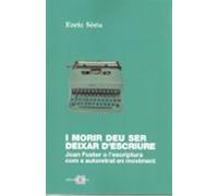 I Morir Deu Ser Deixar D'escriure
