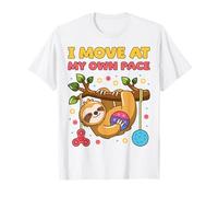 I Move at My Own Pace Perezoso Boy Girl Fidget Sensory Play Camiseta