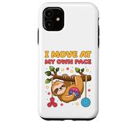 I Move at My Own Pace Perezoso Boy Girl Fidget Sensory Play Carcasa para iPhone 11