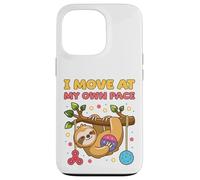 I Move at My Own Pace Perezoso Boy Girl Fidget Sensory Play Carcasa para iPhone 13 Pro
