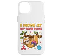 I Move at My Own Pace Perezoso Boy Girl Fidget Sensory Play Carcasa para iPhone 14 Plus