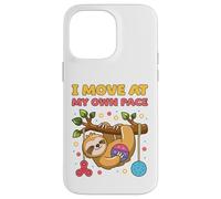I Move at My Own Pace Perezoso Boy Girl Fidget Sensory Play Carcasa para iPhone 14 Pro MAX