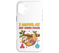 I Move at My Own Pace Perezoso Boy Girl Fidget Sensory Play Carcasa para iPhone 16 Plus
