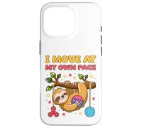 I Move at My Own Pace Perezoso Boy Girl Fidget Sensory Play Carcasa para iPhone 16 Pro