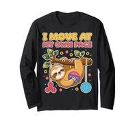 I Move at My Own Pace Perezoso Boy Girl Fidget Sensory Play Manga Larga