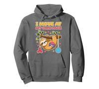 I Move at My Own Pace Perezoso Boy Girl Fidget Sensory Play Sudadera con Capucha