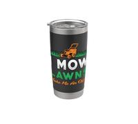 I Mow Lawn Make Me An Offer Cortacésped Jardinería Cortacésped Vaso térmico de acero inoxidable de doble pared