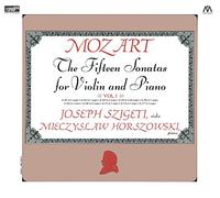 モーツァルト : ヴァイオリン・ソナタ集 I (Mozart : The Fifteen Sonatas for Violin and Piano Vol.I / Joseph Szigeti (violin) | Mieczyslaw Horszowski (piano)) [2XRCD]