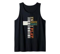 I n Jesus Name I Play Piano Música Cristiana Religión Cruz Camiseta sin Mangas