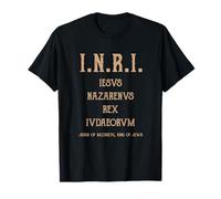 I.N.R.I. abreviatura Iesus Nazarenus Rex Iudaeorum INRI Camiseta