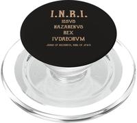 I.N.R.I. abreviatura Iesus Nazarenus Rex Iudaeorum INRI PopSockets PopGrip para MagSafe