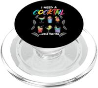 I Need A Cocktail Hold The Tail - Barra de alcohol con bebida mixta PopSockets PopGrip para MagSafe