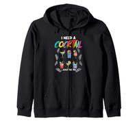 I Need A Cocktail Hold The Tail - Barra de alcohol con bebida mixta Sudadera con Capucha